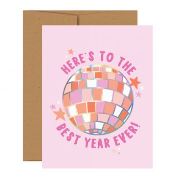 Here's to the Best Year Ever Greeting Card